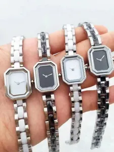 Womens Watch Watch Quartz Battery Ceramics Socallic Sitble Diamond Dial Watches Luxury بدون صندوق