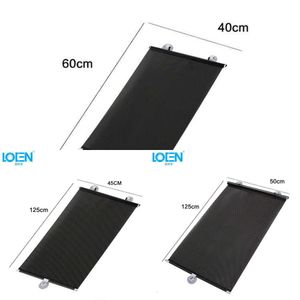 Update Car Sunshades 1Pcs 40/45/50/58*125Cm Black Car Window Sun Shade Curtain Visor Shield Front Back Car Windshield Sunshade Retractable