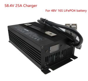 1500w 48v 25a lifepo4 carregador de bateria 584v ferro fosfato para 512v 16s lfp rv ev agv power carrinho de golfe empilhadeira charger7645864