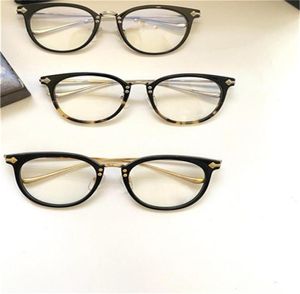 Vintage-Brille SHAGASS Design quadratische Metall- und Celluloseacetat-Faserbrille quadratische optische Brille für Männer und Frauen mit cas9434341