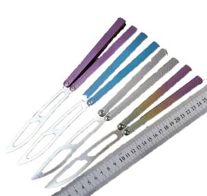 Nowy nóż treningowy Balisong Butterfly Trainer Trainer Trainer Trainer Trainer