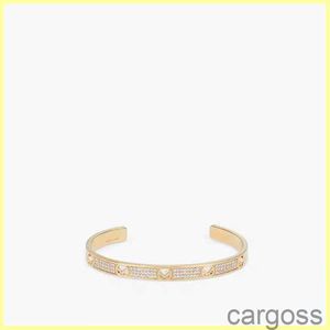 2021 Bransoletka projektantka mody dla męskich kobiet pełne diamentowe złoto litery f Bracelets Prezenty Women Luksusowa miłosna biżuteria 21090902r 8jqc