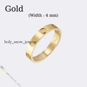 Projektant biżuterii dla kobiet kocha Pierścień Pierścień Pierścień Pierścień Tytan Stalowe Pierścienie stalowe złota nigdy nie zanikają niealergiczne, złoto/srebrne/różowe gol 5590