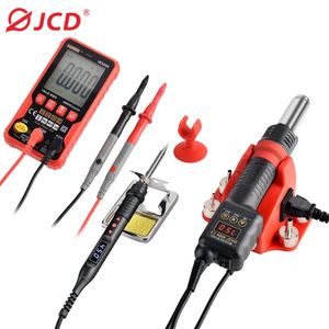 JCD 8899 750W Micro Air Gun LCD Display omarbetning Lödstation Portable Heat Gun Temperatur Justerbara BGA -svetverktyg 240325