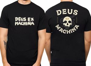 2024 Herr sommarängel Deus Dem Men's T-shirt Tyrant Ex Machina Sword Dem Print Women's Cott Casual Short Sleeve I2VJ#