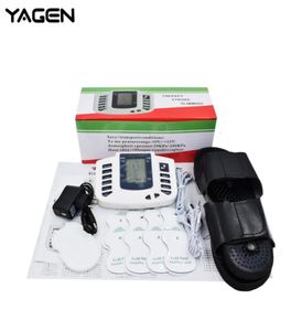 JR309 New Electrical Muscle Stimulator Body Relax Muscle Massager Pulse Tens Acupuncture Slipper for Massage Heal Care Y1912034434654