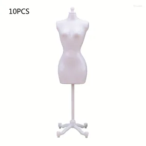 Hängare Portable Stand for Doll Display Fashion Clothes Gown Holder Bedroom Home Clothing Store skräddare