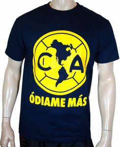 Club America Mens T Shirt Odiame Mas LG veya Kısa Kollu T3HB#