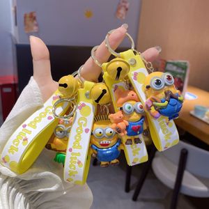 2024 heißer Verkauf Großhandel Kreative Cartoon Instagram Minions Rucksack Anhänger Schlüsselanhänger Anhänger Schultasche Dekoration Geschenke für Kinder Freunde