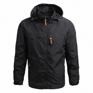Winter Jacket Fi Coat Hoodies Cam Handing Jacket Men's Casual Waterproof Jacket Windbreaker Men Ytterkläder Mänkläder K6Hz#