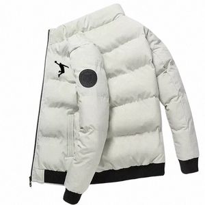 2024 Men Winter Casual Thick Warm Waterproof Cott Jacket Parkas Men Autumn New Outwear Windproof Hat Hooded Parkas Jacket Men M8XD#