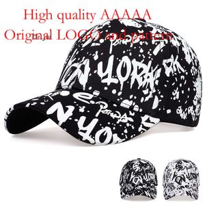 Graffiti stampati Cartoon Graffiti Baseball Duck Tongue Cap Trend Versatile cappello parasole casual