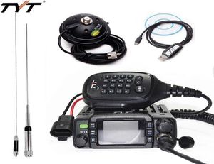 Tyt th8600 ip67 à prova dip67 água banda dupla mini rádio móvel do carro 25w powful vhf 136174mhz uhf400480mhz 200ch estação de rádio do carro ham5894267