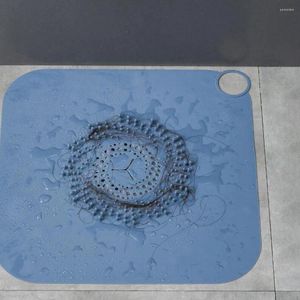 Bath Mats Silicone Floor Drain Ground Leakage Cover Deodorization Pad Bathroom Accessories Large