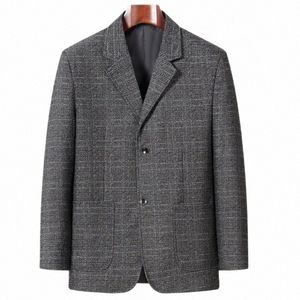 BATMO 2023 NOWOŚĆ Przyjazdu Spring Casual Plaid Blazer Mężczyźni, Kurtki mężczyźni, rozmiar M-4XL 23-9 W5VQ#