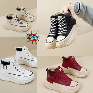 Nowe pozytywne buty z wysokim górnym butami Sprężyna i jesienne buty dla kobiet w stylu Grube Small White Buty Sports Board Buty GAI SIZE 35-40