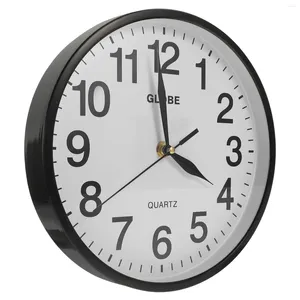 Wall Clocks Bedroom Fashion Creative Clock Simple Modern Home Silent Electronic Quartz (Black) For Classroom Decor