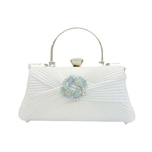 Ladies Evening Bag Exquisite Diamond Inlaid Handbag for Ladies and Socialites Banquet Handbag Single Shoulder Diagonal Cross Bag