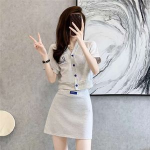 Small Sports Women's Summer 2023 New Fashionable and Fashionable, Age Reducing, Spicy Girl Casual Half Length Short Skirt Set