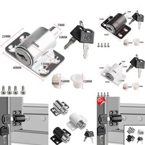 2024 замки для раздвижных дверей и окон с 2 ключами, защита для безопасности детей, противоугонные замки для дверей, окон, защелки, фиксатор, ограничитель