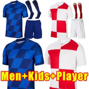 3XL 4XL 2024 Croacia Futbol Formaları Mandzukik Modrik Perisic Kalinik Futbol Gömlek 24 25 Kroazya Rakitic Hırvatistan Kovacic Fulific Full Set Çocuk Fan Oyuncu Versiyonu