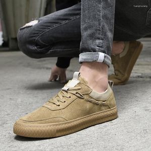 Casual Shoes Men Fashion Genuine Leather Loafers Breathable Daily Commute Lace Up Comfortable Oxfords Outdoor Sneakers