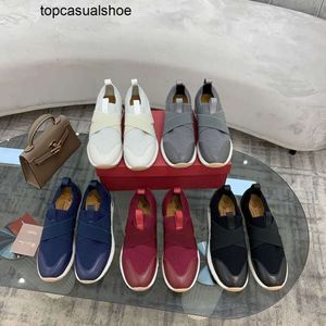 Loro Piano LP LP Lorospianasl Scarpe La manica a maglia con top a bassa uomo e femmina è una tendenza versatile per le scarpe sportive casual