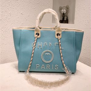 Litera luksusowe torby plażowe cc torebka moda na płótnie torba damska marka ch haftowane torebki designerskie torebki żeńskie zakupy plecak t6r2