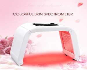 7 Färg LED -ansiktshalsmasker EMS Microelectronics LED PON MASK WRINKLE Removal Skin Rejuvenation For Face and Neck Beauty8184694