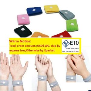 Wrist Support Anti Nausea Sports Cuffs Safety Wristbands Carsickness Seasick Motion Sickness Sick Bands Gga527 200Pcs Drop Delivery Ou Dhqkr