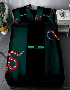 3D Tasarımcı Yatak Setleri Kral Boyut Kraliçe Boyut Lüks Yorgan Kapağı Kılıf Nevresim Kapak Tasarımcı Yatak Setleri N643035945