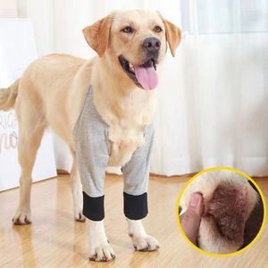 Aparel de cachorro confortável manga de cotovelo guardas contra lamber a queda de correia ajustável