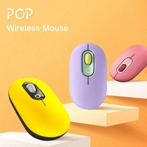 Myszy Uthai Pop Cartoon Mini Bluetooth Wireless Mous