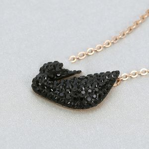 Authentic necklace black pendant gold chain pendant fashion ladies necklace SN003 fashion accessories