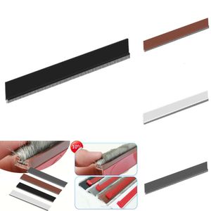 2024 100Cm Brush Seal Strip Door Bottom Sealing Strip Window Soundproof Self Adhesive Dust Strip Door Stop Household Window Hardware