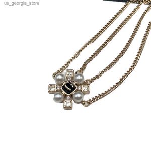 Pendant Necklaces Choker Designer Love Necklaces Stamp Original Edition Never Fade Matte Gold Diamond Women Necklace Leather Chain Copper Original Customization