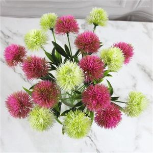 Decorative Flowers Plastic Vase For Home Decoration Accessories Wedding Flower Household Products Artificial Plants