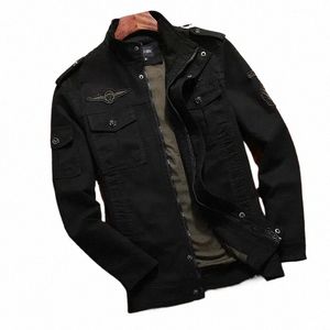 Männer Casual Cargo Jacken Männer Bomberjacke Windjacke Jacke Mantel Männer Frühling Herbst Neue Heiße Outwear Slim Military Jacke Herren u6aC #