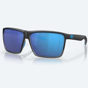 Designer Costas Sonnenbrille Mode Großer Rahmen Holzmaserung Brille Polarisierende Folie Strandbrille Mode Wsar Rincon 2024 Blau Sport