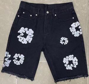 Desinger Herren-Shorts, Streetwear, Hosen, Hip-Hop, bedrucktes Muster, Jeans, heißer Verkauf, modisch, Vintage, gewebte Blumen, Dekoration für Herren