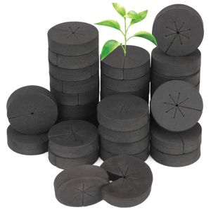 Pots 60Pcs Garden Clone Collars Neoprene Inserts Sponge Block for 2 inch Net Pots Hydroponics Systems and Cloning Machines