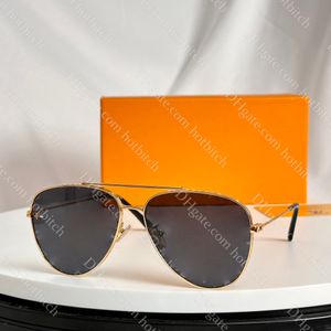 Designer Pilot Solglasögon Högkvalitativ herr som kör solglasögon Lyxiga utomhuspolariserade solglasögon Classic UV400 Sun Glasses Protection Eyewear With Box