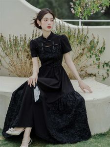 Neues Cheongsam-Kleid im chinesischen Stil für Damen, High-End-Kleid für Damen, süßer und kühler Sommer, heißer Mädchenrock, Kinder-Nischendesign mit Sinn für Nationalität