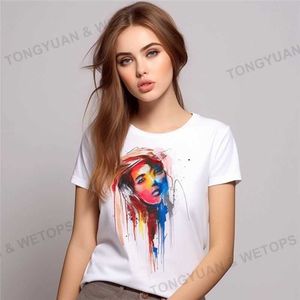 独自のデザインブランド /画像無料カスタム女性DIYコットンTシャツトップ半袖カジュアルプラスサイズTシャツ