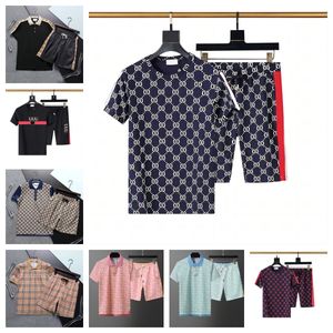 Men's Beach Designer Sportswear Summer Set 24SS Fashion T-Shirt Shirt Shirt Shirt Set Set Men’s 2024 Luxury Set