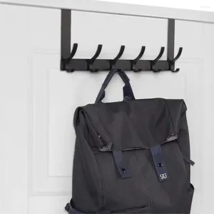 Hooks Metal Iron Over The Door Keys 6 Hanger Wall Hanging Coat Rack For Clothes Hat Towel Wall-mounted