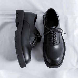 Casual Shoes Italy Brand Men Dress Oxford Wedding Fashion Black Office High Quality Leather Business Formal Luxury Lace-up