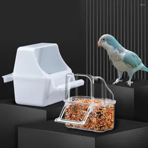 Other Bird Supplies Detachable Feeder Hanging Feeding Drinking Boxes For Parrot Supply Easy-to-clean Design Cage