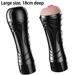 Sex Toy Massager vibrerande Male Masturbation Machines Toys For Men Erotic Masturbator Cup Realistic Vagina Pocket Blowgjob Stroker6666784