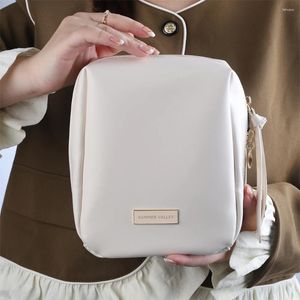 Sacos cosméticos feminino casca de ovo saco de maquiagem 2024 armazenamento de alta capacidade batom produtos skincare viagem portátil bolsa organizador